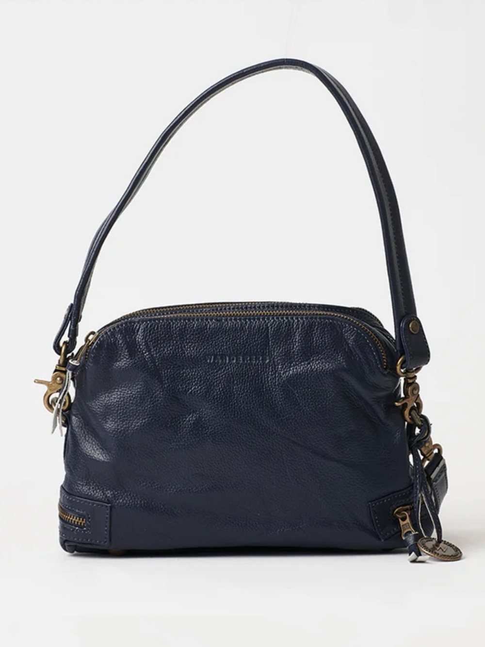 Wanderers Travel Co The Manhattan Crossbody in French Navy - Picture 2 of 10